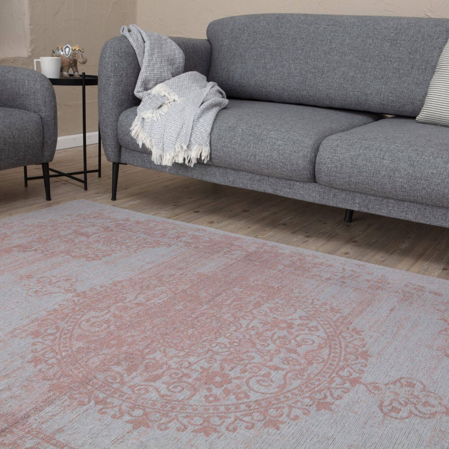 Washable Rug Carina Pink | 6941P - Bargainia.com - 5056584501803 - 48925-my