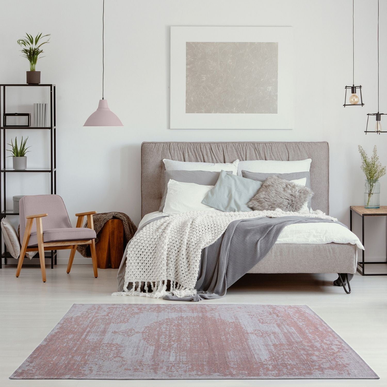 Washable Rug Carina Pink | 6941P - Bargainia.com - 5056584501803 - 48925-my