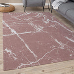 Washable Rug Carina Pink | 6956 - Bargainia.com - 