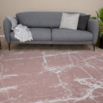 Washable Rug Carina Pink | 6956 - Bargainia.com - 