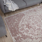 Washable Rug Carina Pink | 6962 - Bargainia.com - 