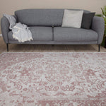 Washable Rug Carina Pink | 6962 - Bargainia.com - 