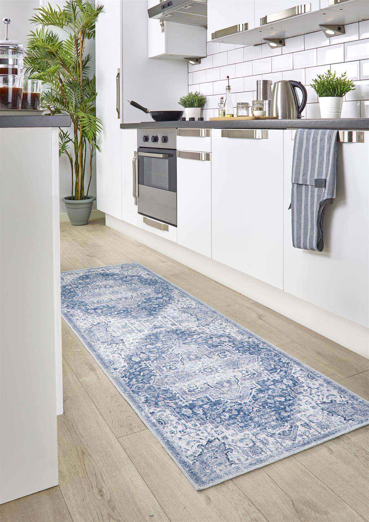 Washable Rug Eterna Blue - Bargainia.com - 5026134602113 - WASHGR_GARDAX_067X200
