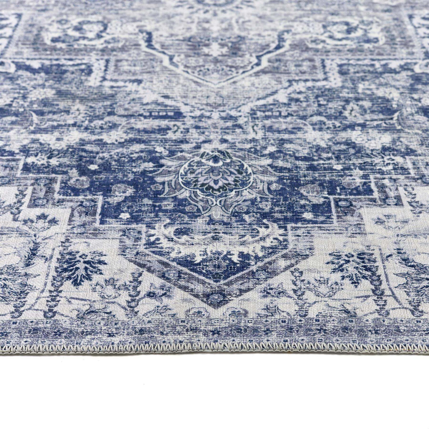Washable Rug Eterna Blue - Bargainia.com - 
