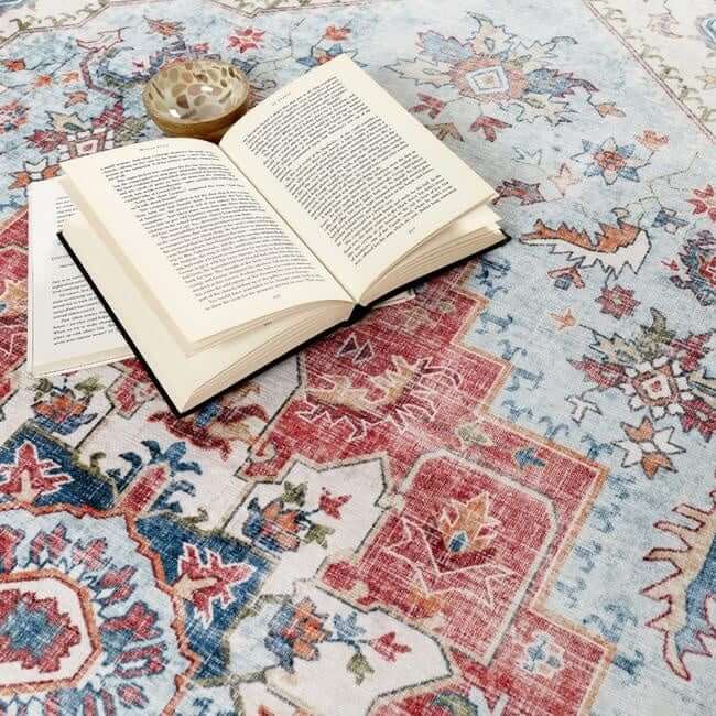 Washable Rug Eterna Red - Bargainia.com - 5026134602168 - WASHMK_MARRAK_080X150