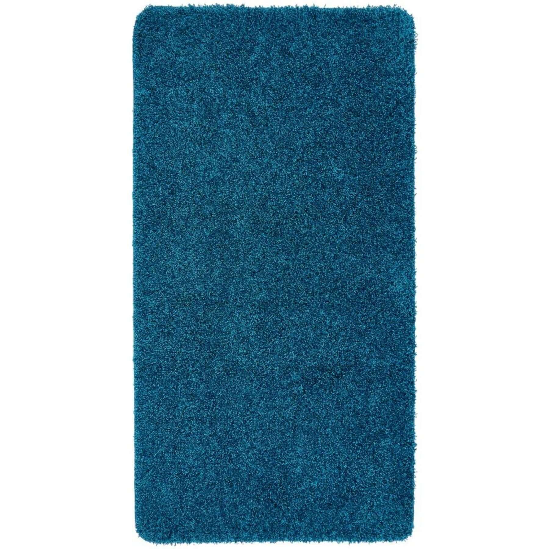 Washable Teal Shaggy Rug - Bargainia.com - 5026134549449 - MYRUGX_TEALXX_067x200