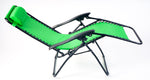 Weatherproof Zero Gravity Reclining Sun Loungers - Green - Bargainia.com - 