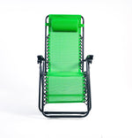 Weatherproof Zero Gravity Reclining Sun Loungers - Green - Bargainia.com - 
