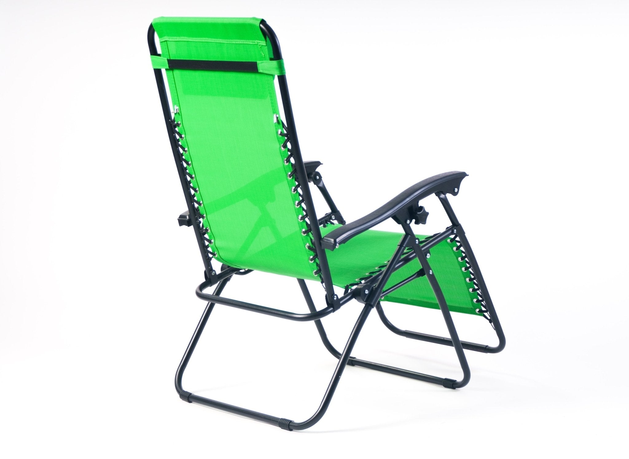 Weatherproof Zero Gravity Reclining Sun Loungers - Green - Bargainia.com -  - 25075