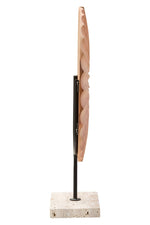 Westo Natural Wood Sculpture With Travertine Base - Bargainia.com - 5063227016235