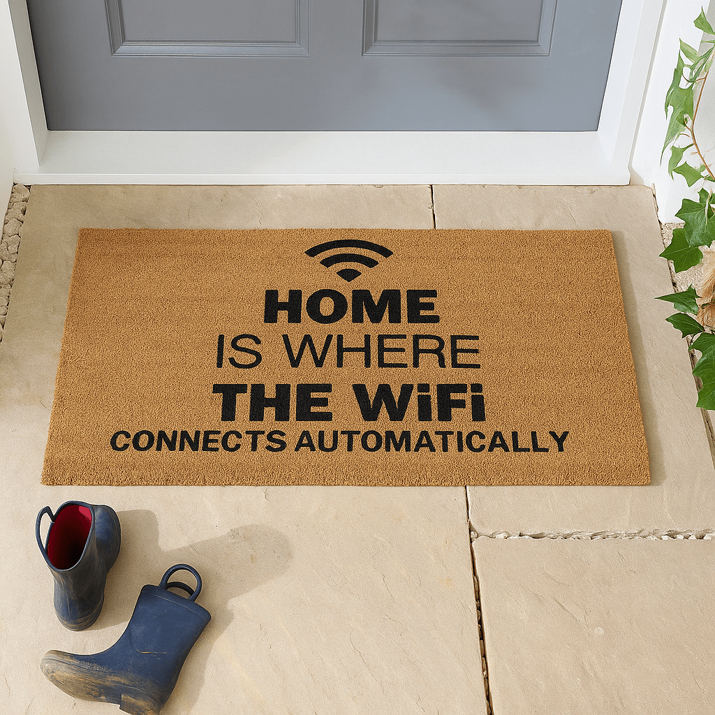 Wifi Goa Coir Door Mat - 40 x 70cm - Bargainia.com - 