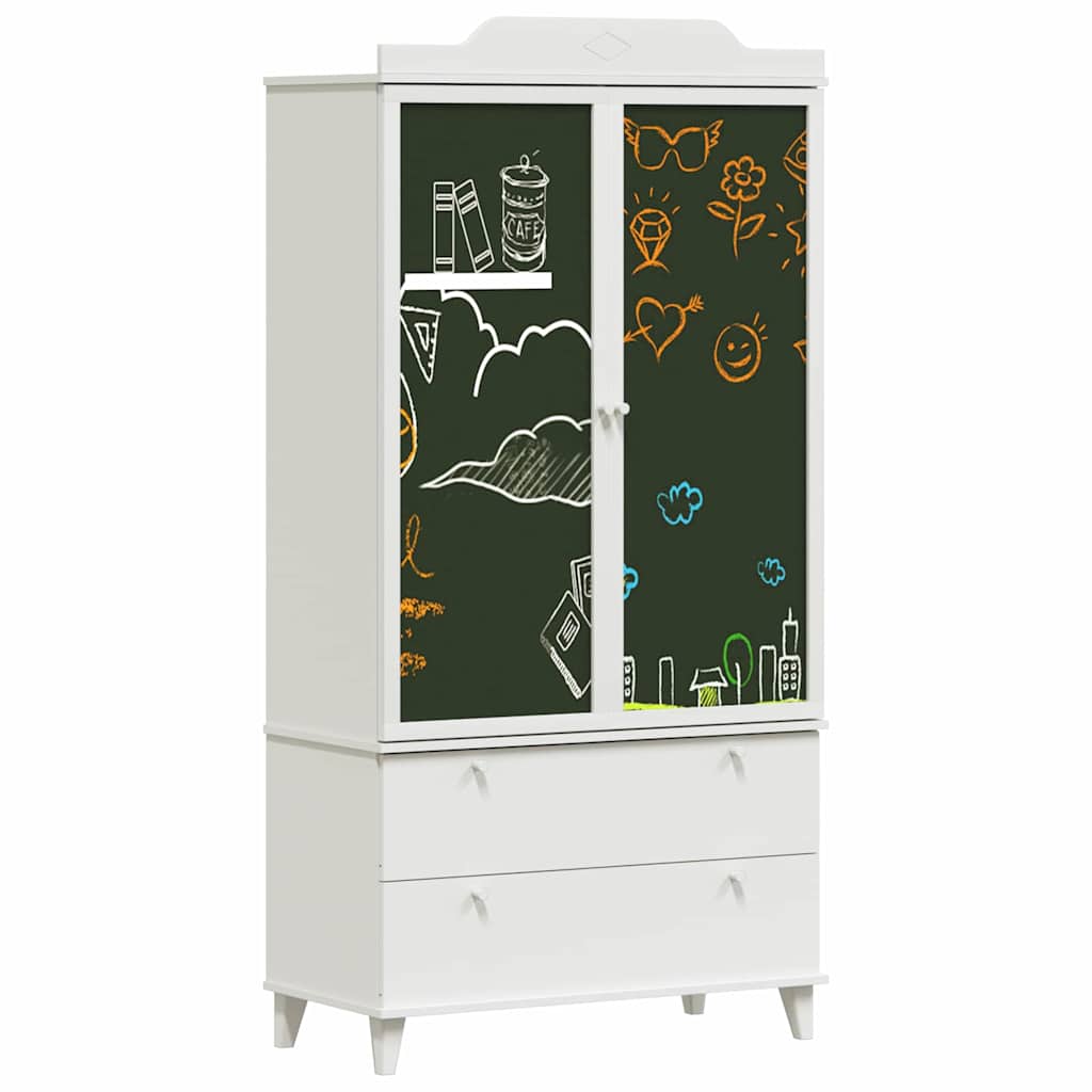 with Drawer with Shelf with Storage White Engineered wood - Bargainia.com - 8721158874177 - 42003036