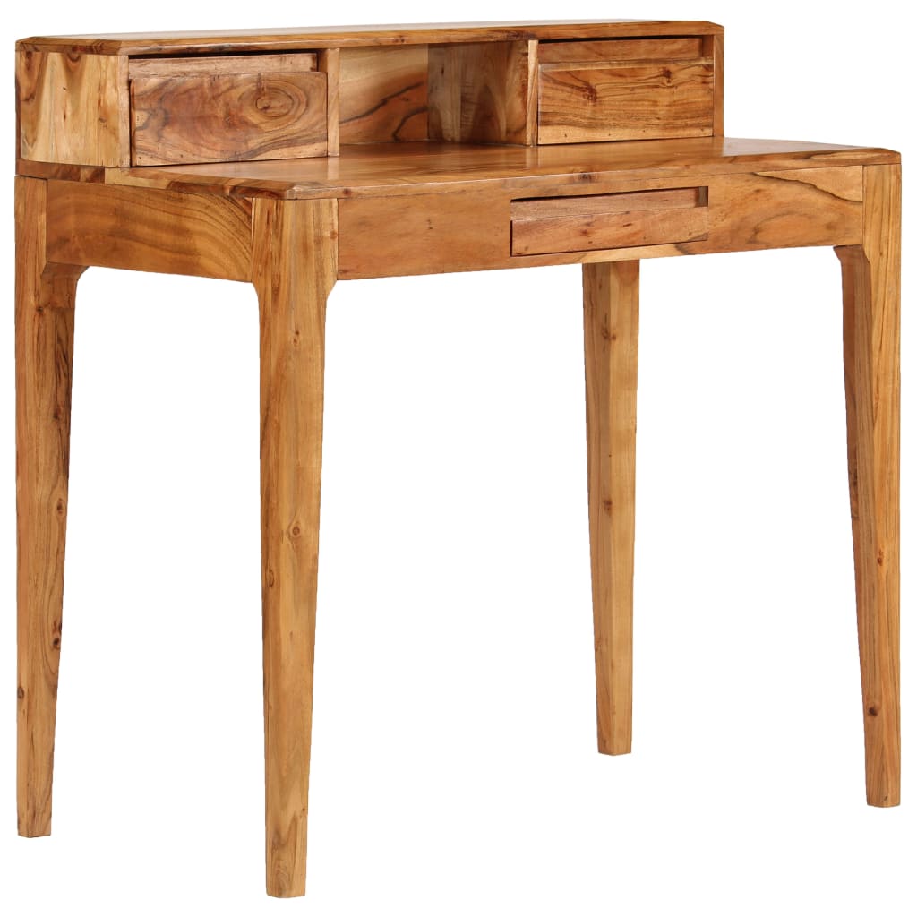 Writing Desk with Drawers Solid Wood 88x50x90 cm - Bargainia.com - 8718475570813 - 244959
