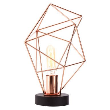 Wyra Copper Finish Table Lamp - Bargainia.com - 5018705380087