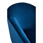 Yasmeen Midnight Blue Chair And Footstool - Bargainia.com - 5018705948300