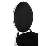 Yasmin Black Velvet And Silver Chair - Bargainia.com - 5018705434223
