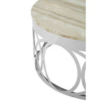 Yasmin White Marble Coffee Table - Bargainia.com - 5018705434209