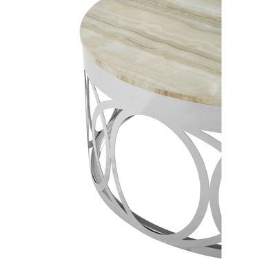 Yasmin White Marble Coffee Table - Bargainia.com - 5018705434209