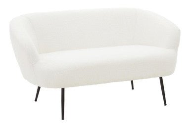 Yazmin Two Seat Sofa With Black Finish Legs - Bargainia.com - 