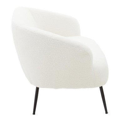 Yazmin Two Seat Sofa With Black Finish Legs - Bargainia.com - 