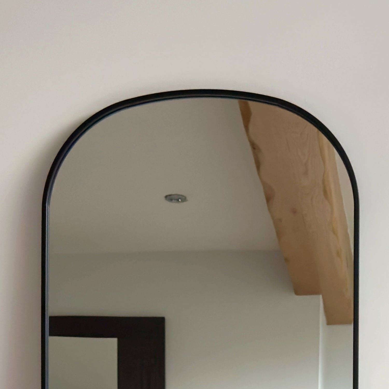 Yoko - Black Metal Gentle Arch Mirror - 150cm x 60cm - Bargainia.com - 5065017296865 - YOK15060BLK