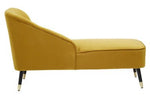 Yvette Mustard Velvet Right Hand Chaise Longue - Bargainia.com - 5018705952031