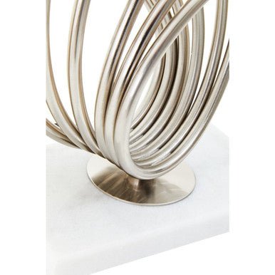 Zaha Brushed Chrome Spoke Table Lamp - Bargainia.com - 5018705993713