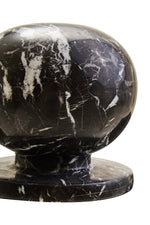 Zoro Black and White Veined Marble Ball Sculpture - Bargainia.com - 5063227016808