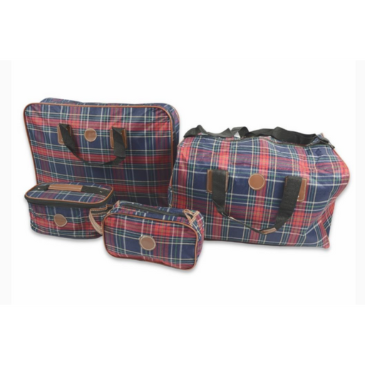 Suitcase Set Checkered 4 Piece 51cm-4038478100065-Bargainia.com