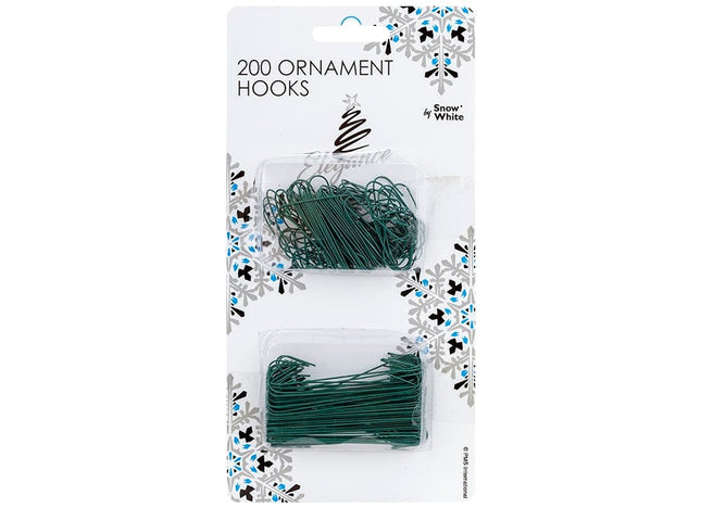 200 Christmas Tree Ornament Hooks - Regular & Giant only5pounds-com