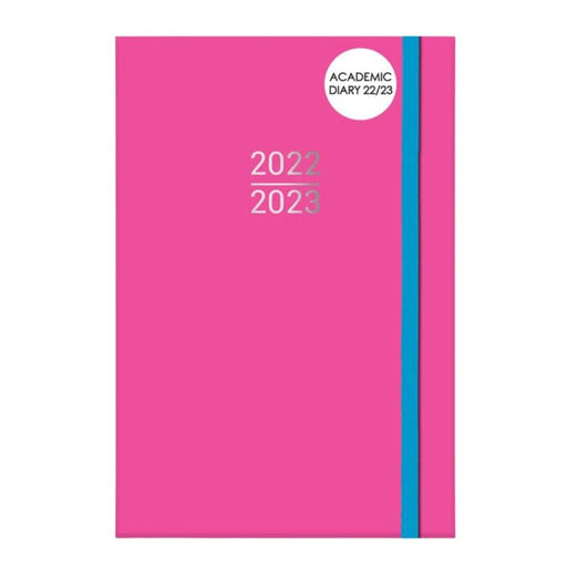 2022-23 Academic Diary - A5 - Pink 5012128576614 only5pounds-com