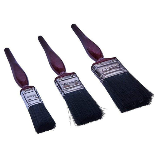 3pc No Bristle Loss Paint Brush Set - Classic Handle 5032759045112 only5pounds-com