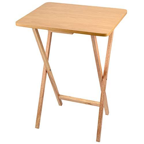 Folding Wooden Side Table-Bargainia.com