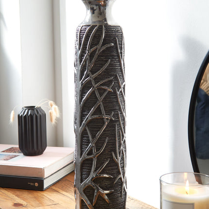 Gunmetal woodland vase 50cm secondary