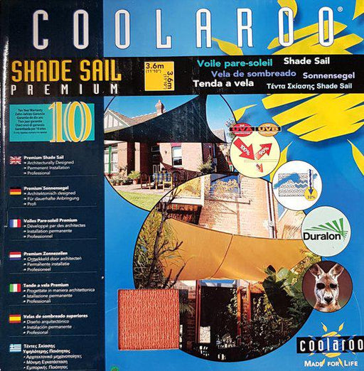 Coolaroo Everyday Triangle Shade Sail - 3.6m-7998700013532-Bargainia.com