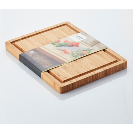 Bamboo Chopping Board with Groove - 40 x 30 x 3cm - Point-Virgule-5425010824227-Bargainia.com