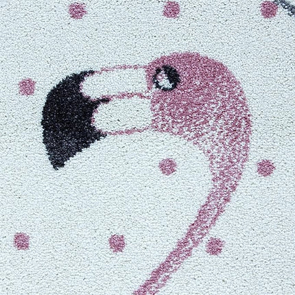Pink Flamingo Rug - Kids-4058819079959-Bargainia.com