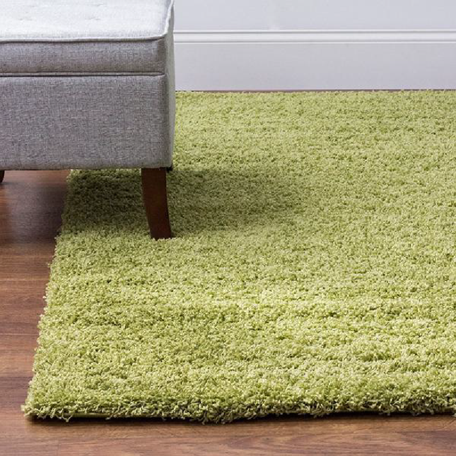 Green Shaggy Rug | Rug Masters | Range Of Sizes Available