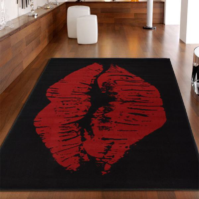 Red Lips Rug | Bargainia.com | Free UK Delivery