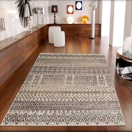 Brown Tapa Rug | Abstract Rugs | Rug Masters-Bargainia.com