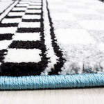 Racing Car Rug Blue - Kids Rugs Rug Masters