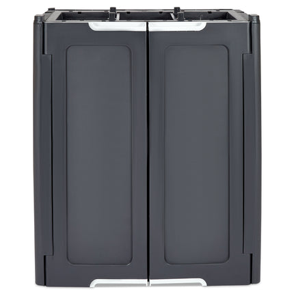 Keter Magix Storage Cabinet - Anthracite - 76cm x 47cm x 90.5cm-7290106936546-Bargainia.com