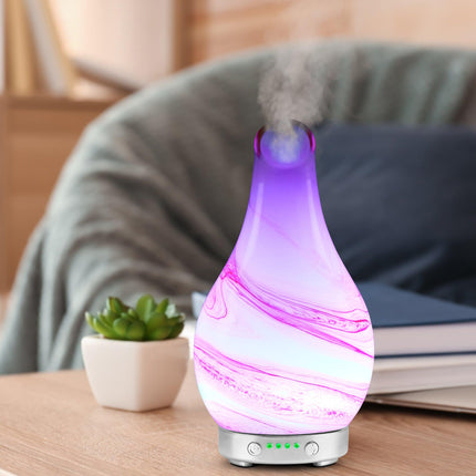 Desire Pink & White Colour Changing Aroma Humidifier-5010792449357-Bargainia.com