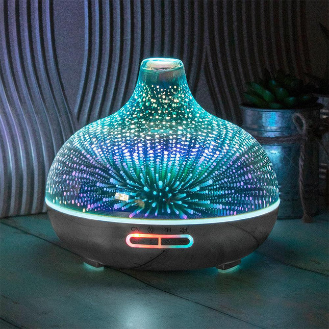 Desire Aroma Diffuser - Bluetooth - 3D Starburst Design-5010792460321-Bargainia.com