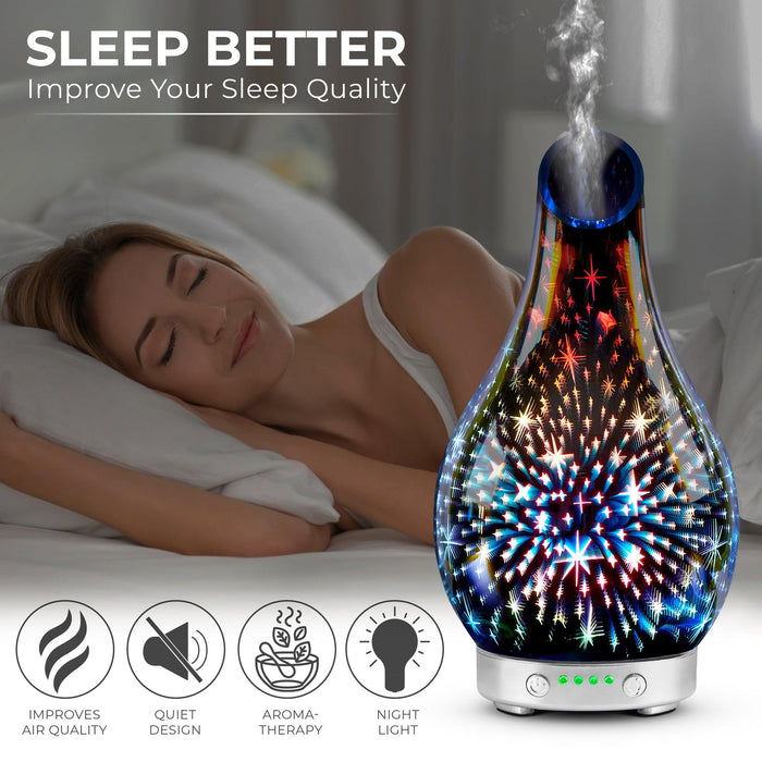 Desire Starry Night Colour Changing Aroma Humidifier-5010792469683-Bargainia.com
