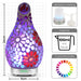Desire Pink Flower Mosaic Colour Changing Aroma Humidifier-5010792474939-Bargainia.com