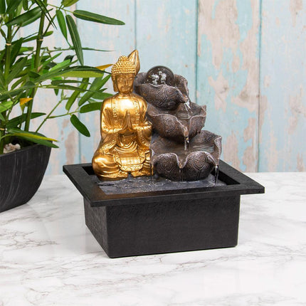 Buddha indoor tabletop water feature main