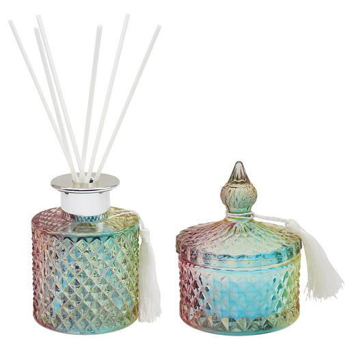 Pink Champagne Diffuser & Candle Set-5010792491240-Bargainia.com