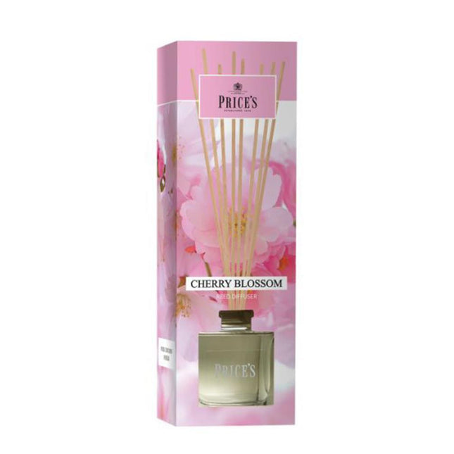 Price's Candles Reed Diffuser - Cherry Blossom - 100ml-5010414377471-Bargainia.com