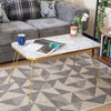 White & Gold Marble Rectangle Coffee Table